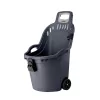 STEFANPLAST Helpy Cart Wheelbarrow 50L 59.5x53x88.5cm Grey