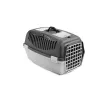 STEFANPLAST Gulliver 3 Transport Box with Plastic Door 61x40x38 cm Dark Grey/Light Grey