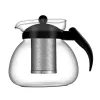 ASI COLLECTION FERRO Teapot 1.5L Stainless Steel with Infuser, Polished Mirror Finish, Induction-Suitable