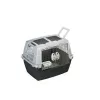 STEFANPLAST Gulliver Touring Transport Cage, 80x58.5x62 cm, Dark Grey/Light Grey