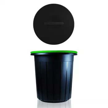 GIOSTYLE Eco Solution 25L Waste Bin Dark Grey/Green