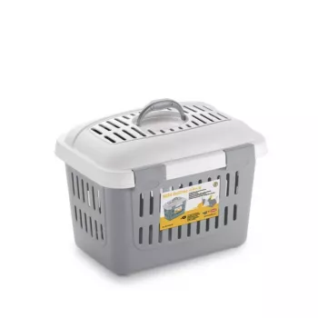STEFANPLAST Midi Gulliver Transport Box 45x33x33cm White/Grey
