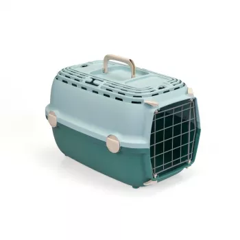 STEFANPLAST Horizon 1 Pet Carrier with Metal Door 48x32x30 cm Light Green/Green