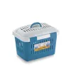 STEFANPLAST Midi Gulliver Pet Carrier 45x33x33cm White/Blue