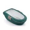 STEFANPLAST Furba Chic Cat Litter Tray 59x39x22 cm Green/Light Grey