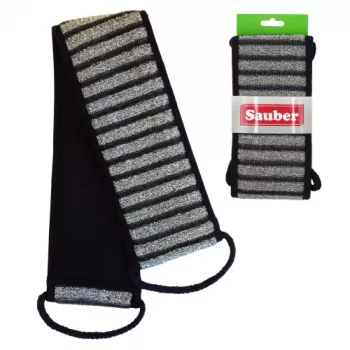 SAUBER Back Scrub Strip Black/Beige