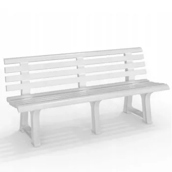 BICA Garden Bench Olimpia 150x53x77cm White