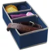 ORDINETT Box with Compartments M 30.5 x 15.5 x 10 cm, Blue