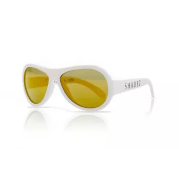 SHADEZ Classic White Teeny Children's Sunglasses, 7-15 Years