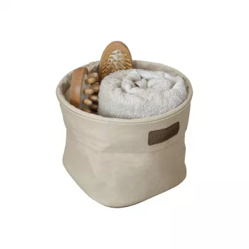 ORDINETT Fabric Box S 18x18x14cm Ego Ecru