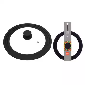 ASI COLLECTION Universal Lid with Silicone Rim 3-in-1 Ø24/26/28cm