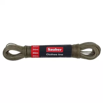 SAUBER Washing Line 30 m PVC-Coated Steel Washing Line