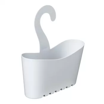 TATAY Hanging Bathroom Multifunctional Shelf 25x9x28 cm White