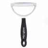 Microplane Peeler XL Peeling Knife with Surgical Stainless Steel Blade, Ergonomic Soft-Touch Handle, Integrated Potato Eye Remover, Black