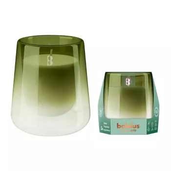 BOLSIUS Scented Candle in Glass Gardenia & Fig Clear Ø95x85mm