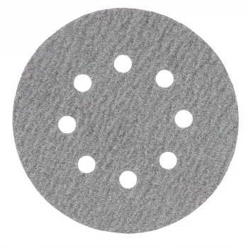 Makita D-65838 Sanding Disc 125mm P80 Grit 10-Pack Hook and Loop 8-Hole