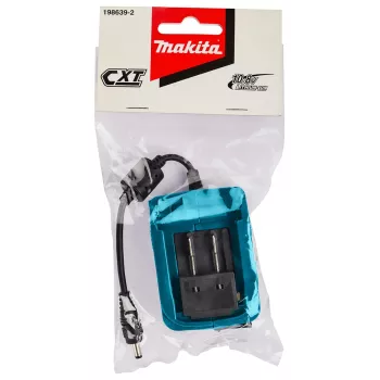 Makita CXT 12V max Li-Ion Battery Adapter with DC Hollow Plug Output (5.5 x 2.1 mm), 2.2A