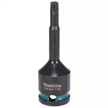 Makita Impact Black 1/2 Inch Torx Socket Bit T35, 78 mm E-19803