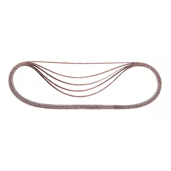 Makita P-43321 Sanding Belt Set, 40 Grit, 533 mm x 13 mm, 5 Pieces