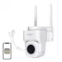 MOES WCM-B66 3MP Outdoor Wi-Fi IP Camera with AI Person Detection, Full-Colour Night Vision, Pan/Tilt, Two-Way Audio, IP66 Weatherproof