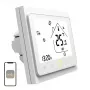 MOES BHT-002 Wi-Fi LCD Smart Water Heating Thermostat, Touchscreen, App & Voice Control, White