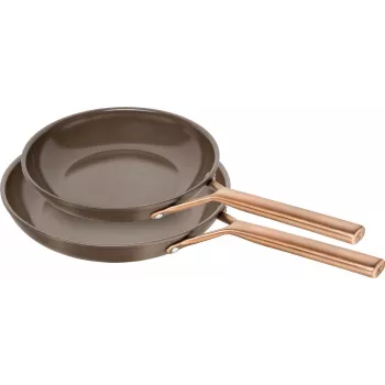 ZWILLING Milano Frying Pan Set 2 Pieces Brown 20cm & 28cm
