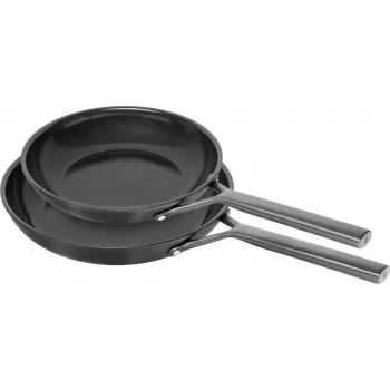 ZWILLING MILANO 2-Piece Frying Pan Set 20cm & 28cm Non-Stick Stainless Steel