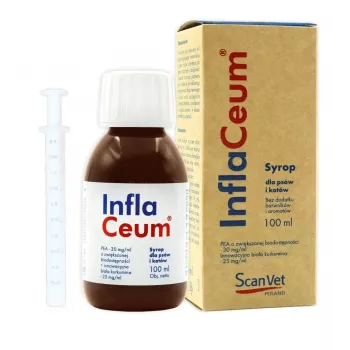 SCANVET InflaCeum Liquid Joint Support Food Supplement for Dogs and Cats, 100 ml