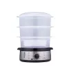 Alpina Electric Steamer 800W Silver 3-Tier 9.5L BPA-Free