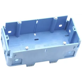 OBO BETTERMANN Rehau signo ZB Device Installation Box BRK GD2 (6133585) Device Installation Box, 2-Gang, Pure White