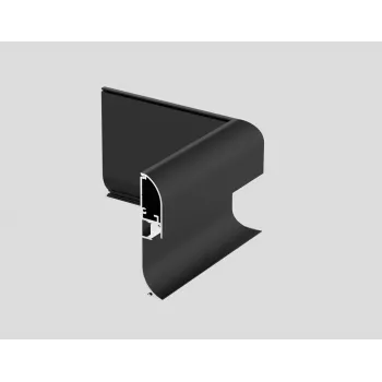 Synergy 21 LED U-Profile ALU1580 90° External Corner Connector, Black S21-LED-PR2500153