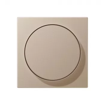 Jung A Series Centre Plate with Rotary Knob, Champagne (A1740CH)