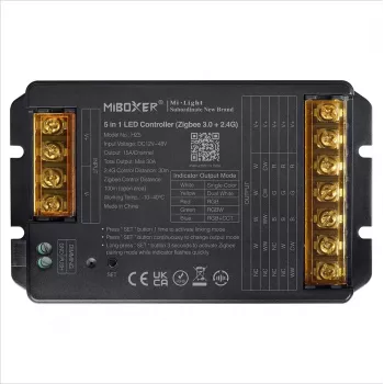 Synergy 21 LED Controller HC Series 5-in-1 DC12-48V Zigbee 3.0+ 2.4G HP 30A MiLight/Miboxer (HZ5)