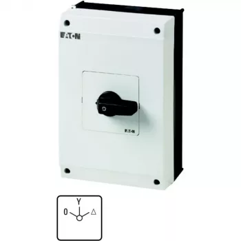 Eaton 207234 T5B-4-8410/I4 Star-Delta Switch in Enclosure, 63 A, 0-Y-Δ, IP65