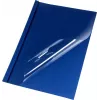 LMG Thermal Binding Covers A4 Blue Leather Look 6.0 mm 50 Sheets (50 Pack) LMG-BMDLM-BL-R6