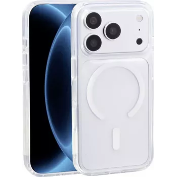 Renkforce iPhone 18 Pro Back Cover Transparent MagSafe-Compatible, Inductive Charging RF-7576222