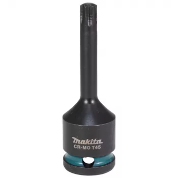 Makita Impact Black 1/2 inch Torx Socket T45, 78 mm (E-19825)