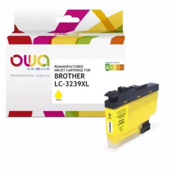 Armor OWA Yellow Ink Cartridge Compatible with Brother LC3239XLY (3,965 Pages)