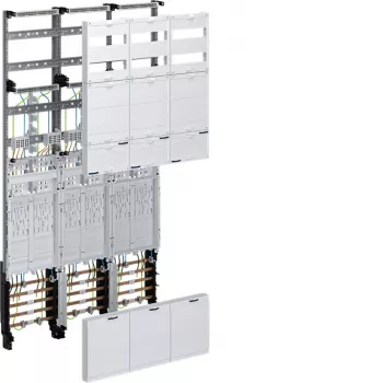 Hager univers Z complete meter panel ZL5EL26, 1350mm, 6 eHZ slots, 3-Field, pre-wired