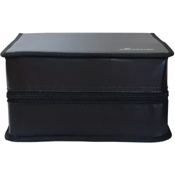 MediaRange CD/DVD storage sleeves with flap, 500-pack, black