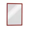 DURABLE DURAFRAME MAGNETIC A3 Red 5-Pack Magnetic Presentation Frame
