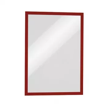 DURABLE DURAFRAME MAGNETIC A3 Red 5-Pack Magnetic Presentation Frame