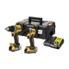 DEWALT 18V XR DCD800 DCF850 twin set with 2x 1.7Ah Powerstack batteries