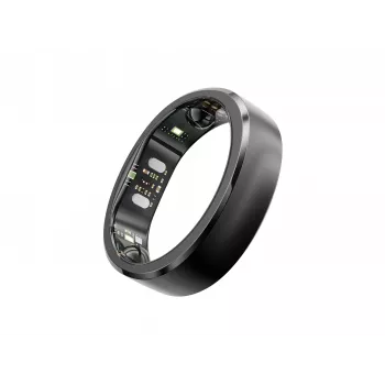 RingConn Smart Ring Gen3 for Women and Men - Matte Black Size 10