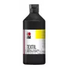 Marabu Textil Fabric Paint, Black, 500 ml, Water-Based, for Light Fabrics, Wash-Resistant up to 40°C 17160075073