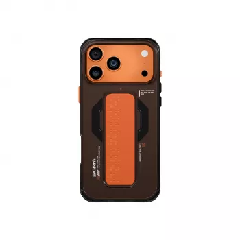 Skinarma Haxa Case for iPhone 17 Pro Max Magnetic Charging + Grip Stand Graphite