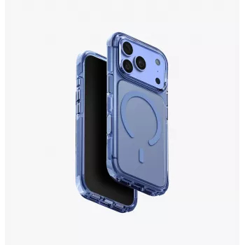 UNIQ Combat Magclick Charging Case for iPhone 18 Pro / 17 Pro – Blue
