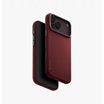 UNIQ Keva Edge MagClick Charging Case for iPhone 18 Pro Max / 17 Pro Max – Red