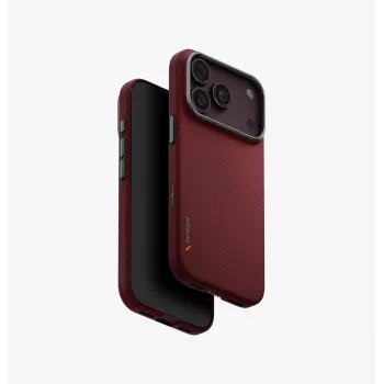 UNIQ Keva Edge MagClick Charging Case for iPhone 18 Pro / 17 Pro - Red