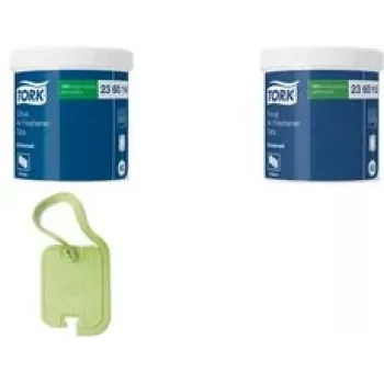 Tork Air Freshener Hanger Apple Scent, Impregnated Rubber Refill Pack for Long-Lasting Fragrance, 1 Piece (23 60 16)